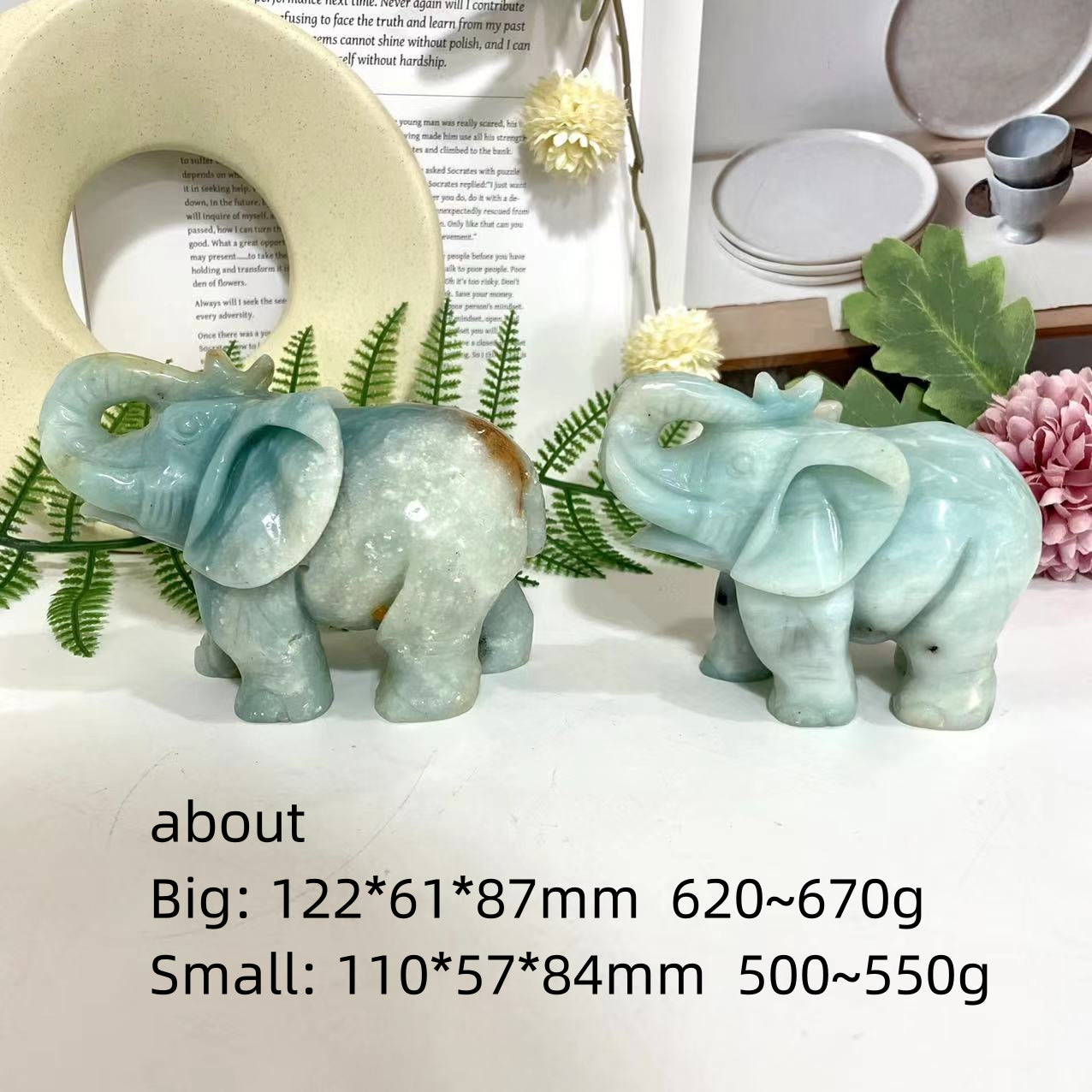 Carribean Calcit Animals Crystal Elephant Penguin Bear Healing Stone Stochastic 1PCS From IG Crystal