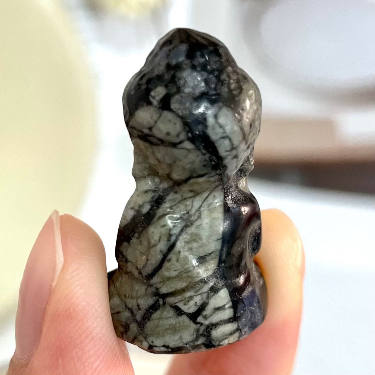 5 Counts Small Buddha Crystal Different Stones Healing Stone Home Decoration From IG Crystal