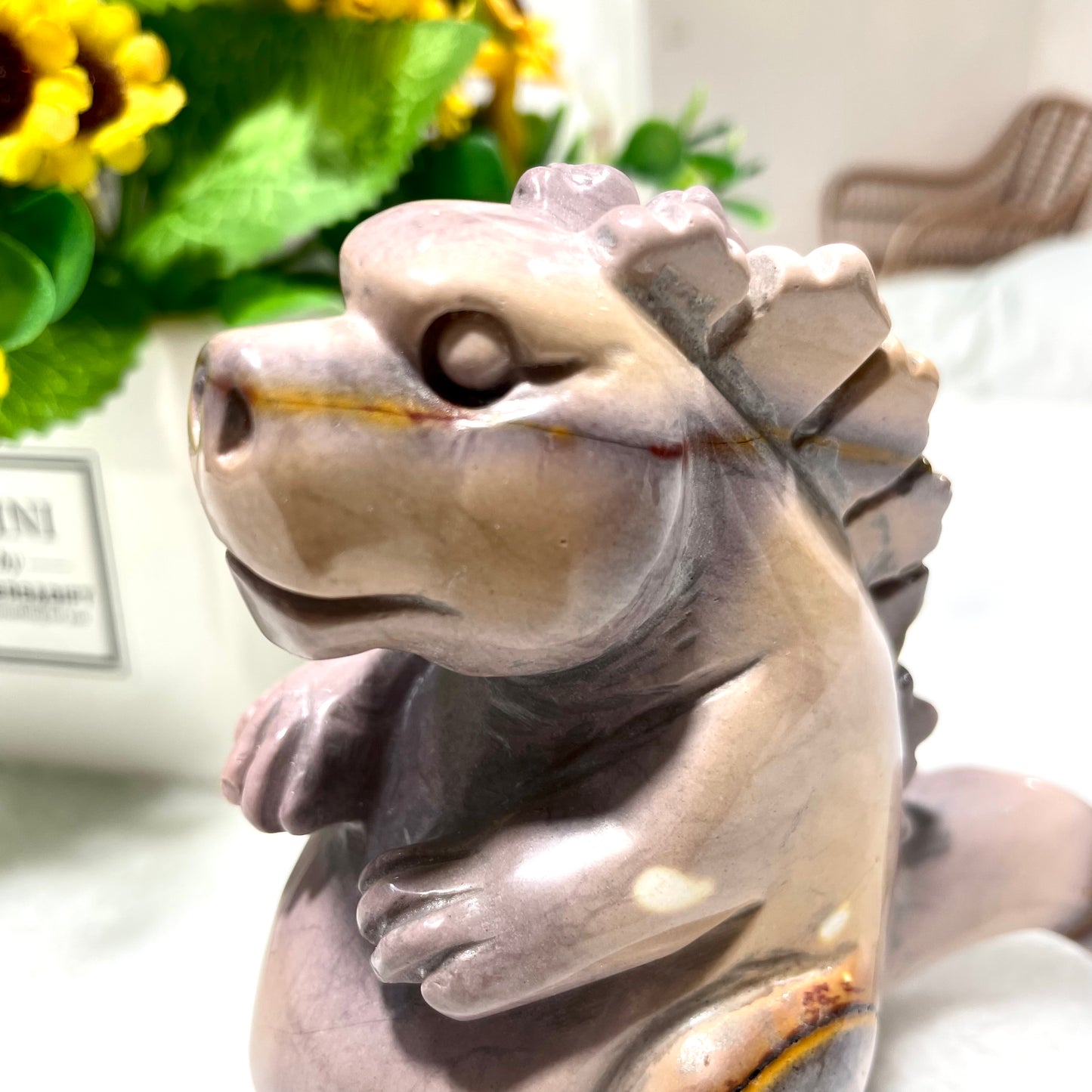 Moonkaite Jasper Dinosaur Crystal Carving Natural Stone Gem Mining Chakra Balancing Reiki Healing Crystal Mystery Crystal Display Crystal Shopping Online Home Office Decor From IG Crystal