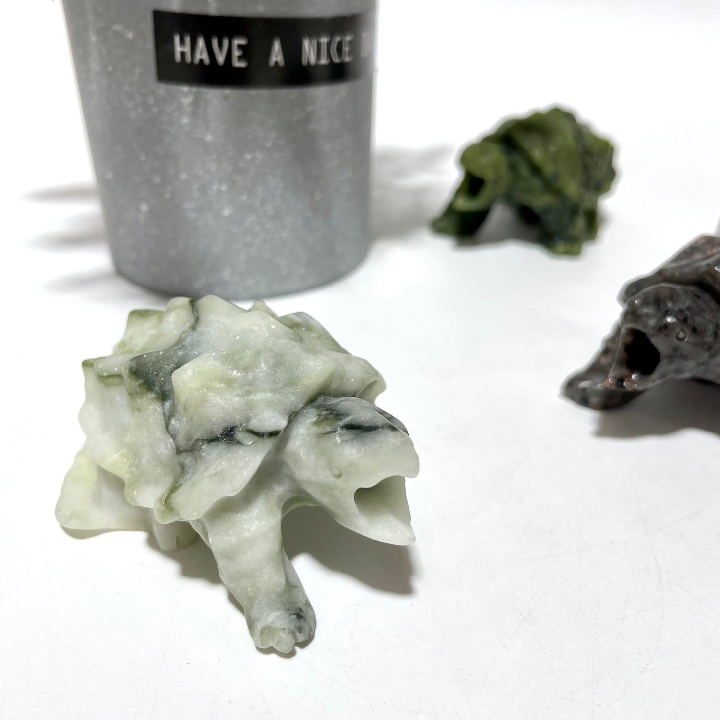 3 Counts Different Materials Snapping Turtle Crystal Carving Natural Stone Gem Mining Chakra Balancing Reiki Healing Crystal Mystery Crystal Display Crystal Shopping Online Home Office Decor From IG Crystal