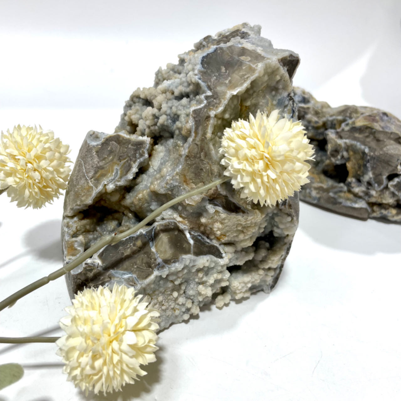Volcano Agate Raw Gemstone Natural Stone Gem Mining Chakra Balancing Reiki Healing Crystal Mystery Crystal Display Crystal Shopping Online Home Office Decor From IG Crystal