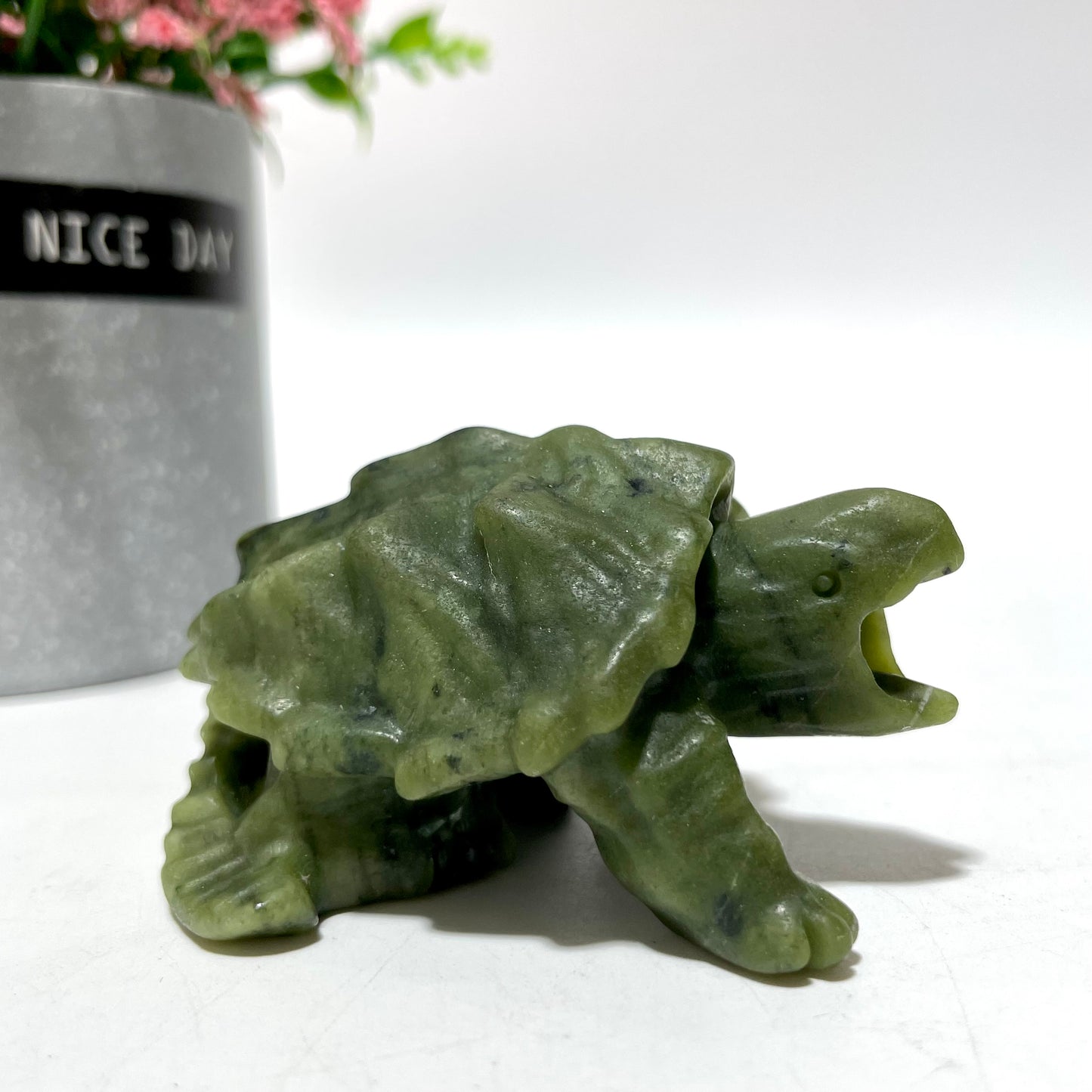 3 Counts Different Materials Snapping Turtle Crystal Carving Natural Stone Gem Mining Chakra Balancing Reiki Healing Crystal Mystery Crystal Display Crystal Shopping Online Home Office Decor From IG Crystal