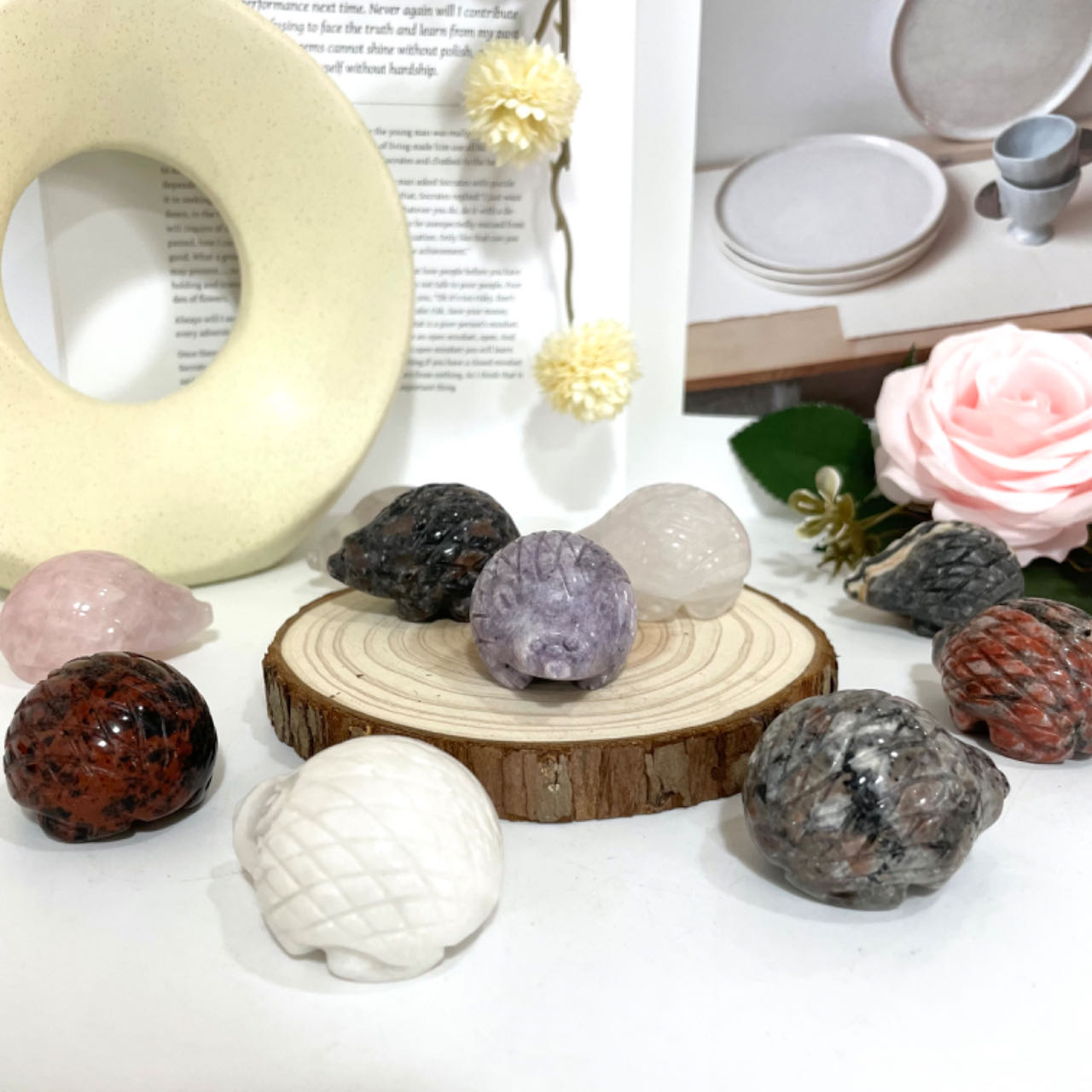 Different Maerail Small Hedgehog High Quality Natural Crystals (Stochastic 10pc) From IG Crystal