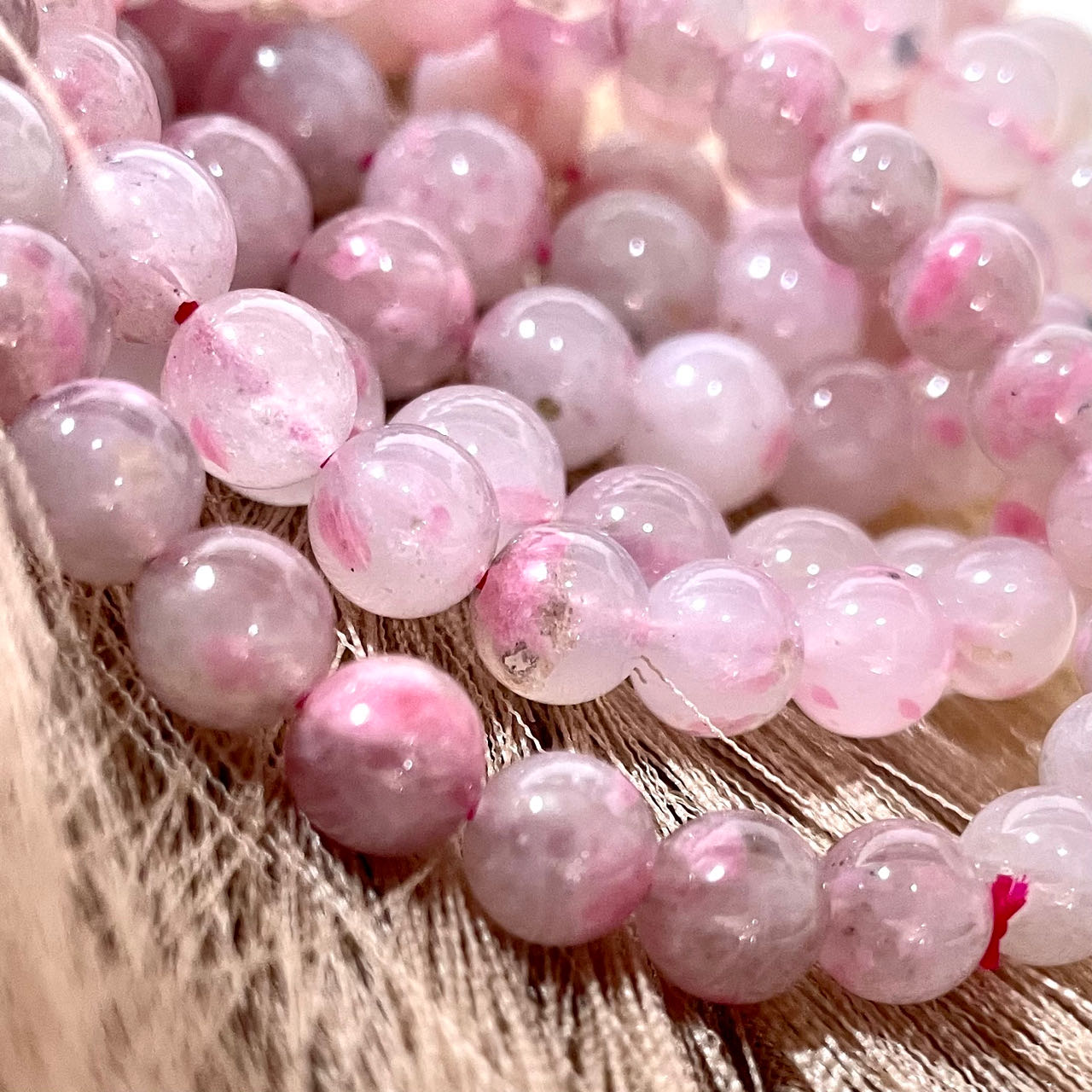 High Quality Rhodonite Bracelet 7~12mm Energy Healing Crystals Jewelry for Women DIY Bracelet From IG Crystal