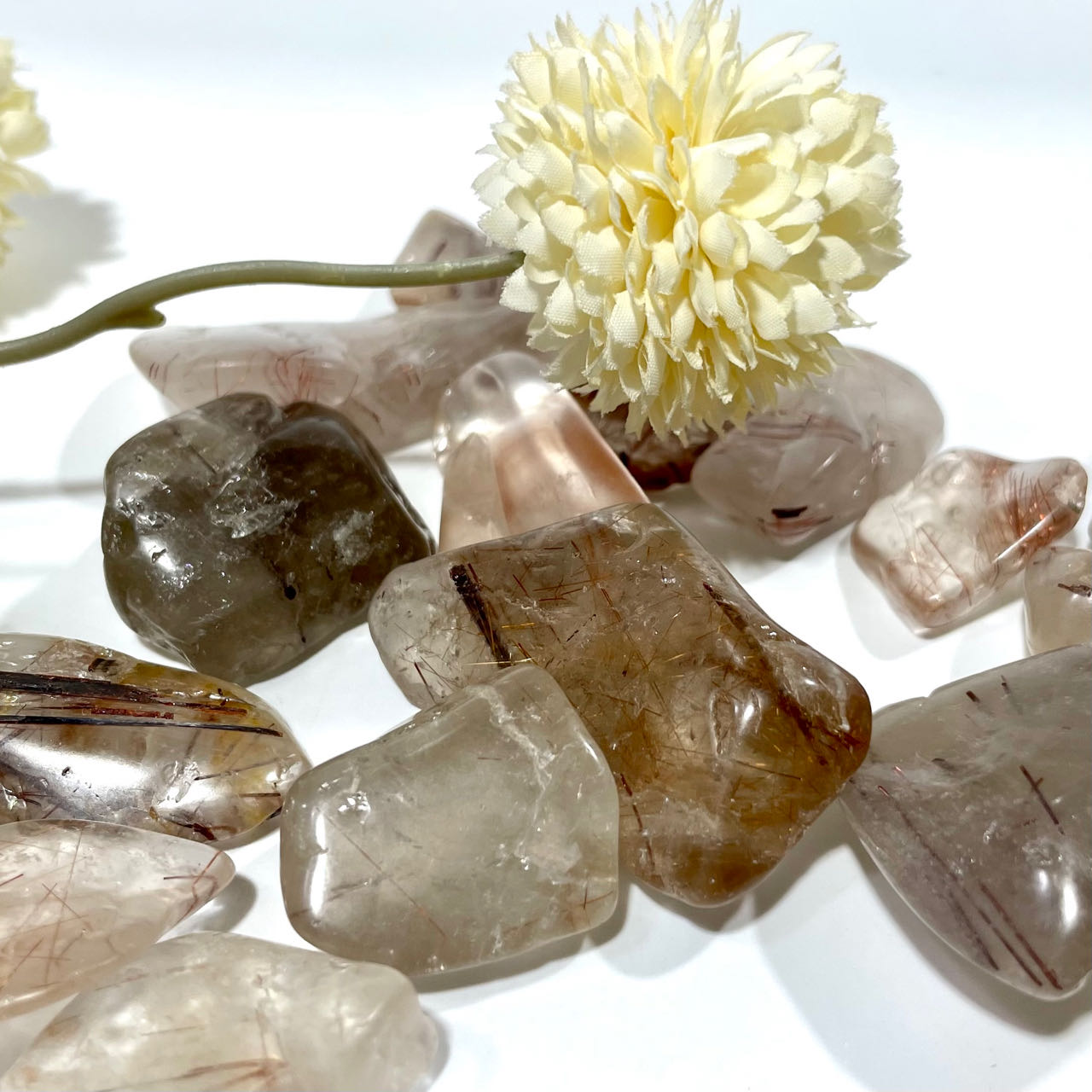 300G Rutile Raw Gemstone Freedom Shape Natural Stone Tumbling Cabbing Polishing Gem Mining Chakra Balancing Reiki Healing Good Luck Home Office Decor From IG Crystal