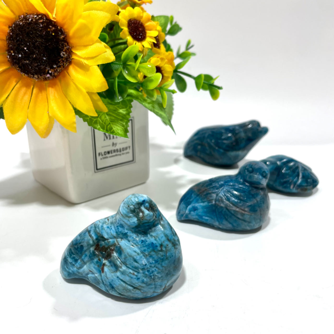 Blue Apatite Bird Crystal Carving Healing Crystal Gem Reiki Healing Home Decor Crystal Jewelry Shop Pretty Crystals From IG Crystal
