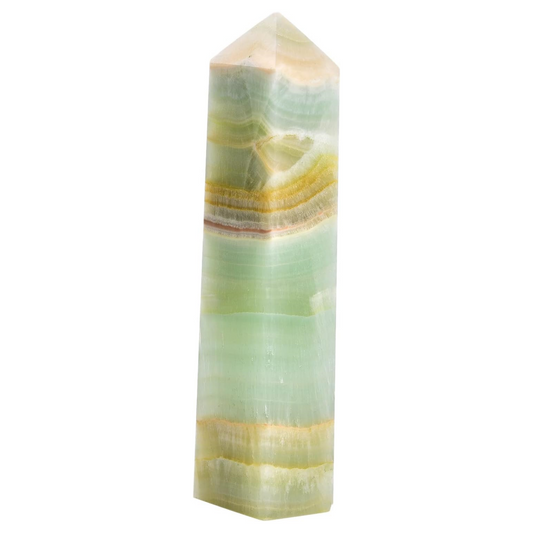 Crystal Wand Natural Caribbean Calcite Tetrahedral Column Single Point Crystal Tower Healing Crystal Decoration Gifts From IG Crystal