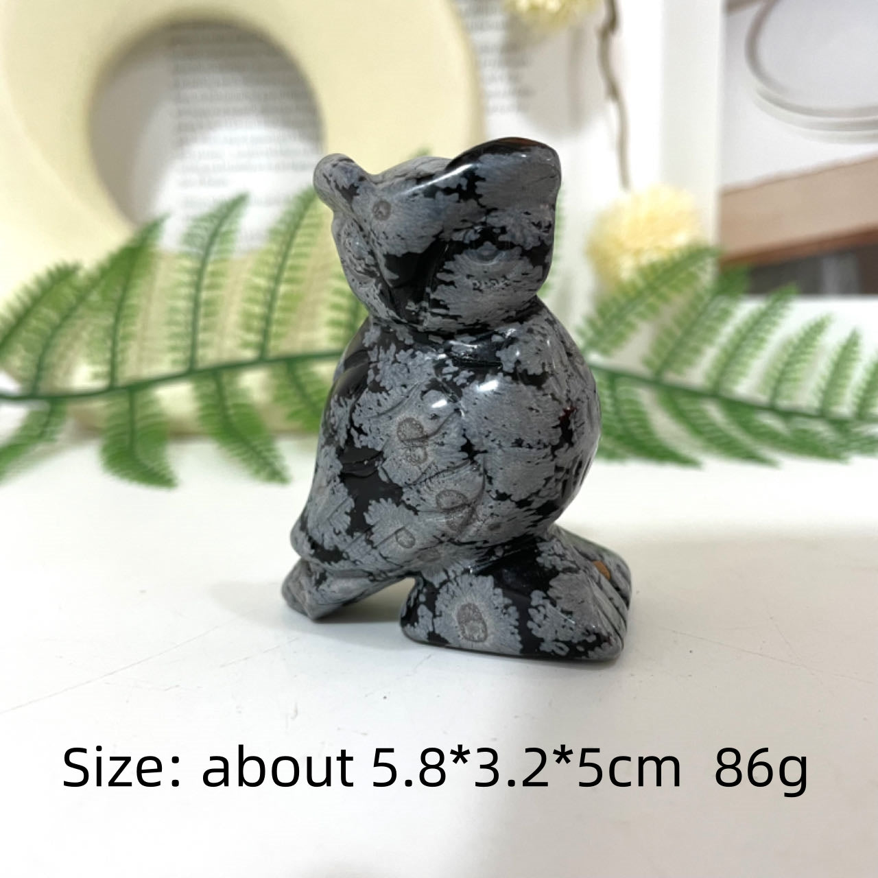 Snow Flake Obsidian Animals Crystal Turtle Dog Rabbit Frog Dolphin Fish Shark Bird Crocodile Owl Seal Healing Stone From IG Crystal