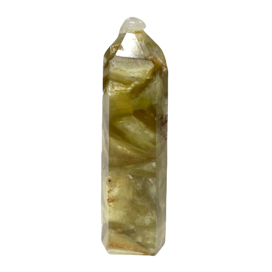 4 Counts 9cm Height Golden Mica Wand Tower 6 Faceted Healing Crystal Gem Reiki Healing Home Decor Crystal Jewelry Shop Pretty Crystals From IG Crystal