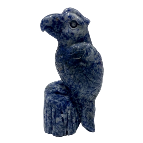 1 Count Sodalite Bird Crystal Carving Healing Crystal Gem Reiki Healing Home Decor Crystal Jewelry Shop Pretty Crystals From IG Crystal