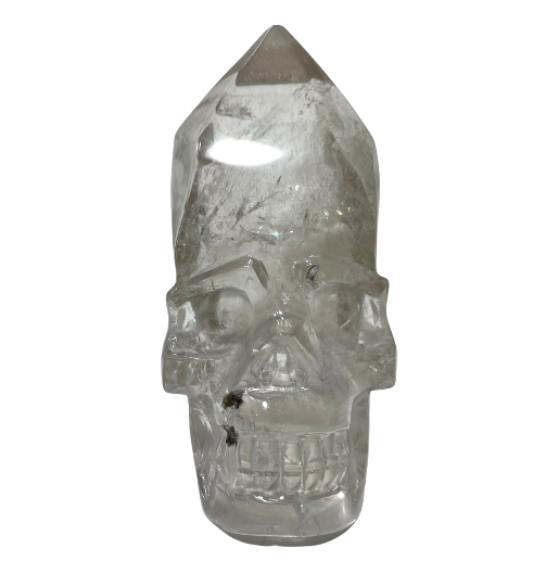 Clear Quartz Tall Skull Crystal Healing Crystal Gem Reiki Healing Home Decor Crystal Jewelry Shop Pretty Crystals From IG Crystal