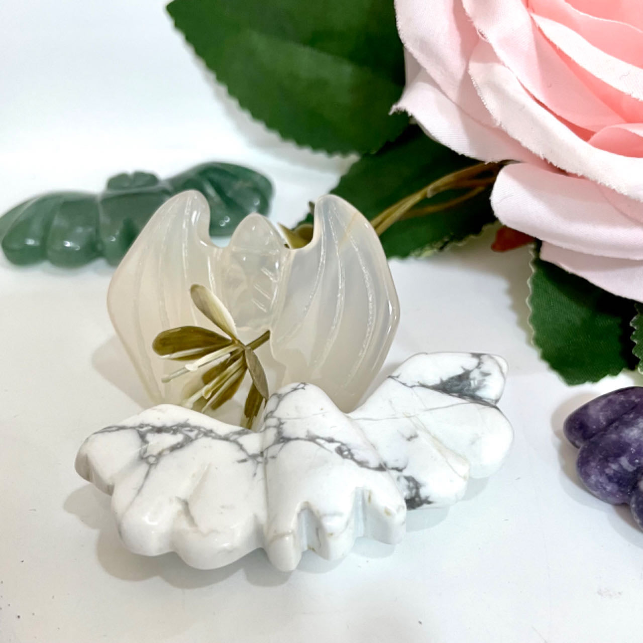 Different Maerail Bat High Quality Natural Crystals Set (Stochastic 5pc) From IG Crystal