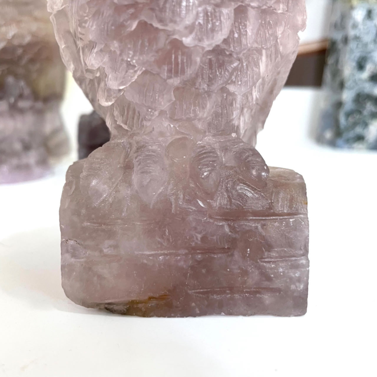 Fluorite Owl Crystal Height about 11CM From IG Crystal