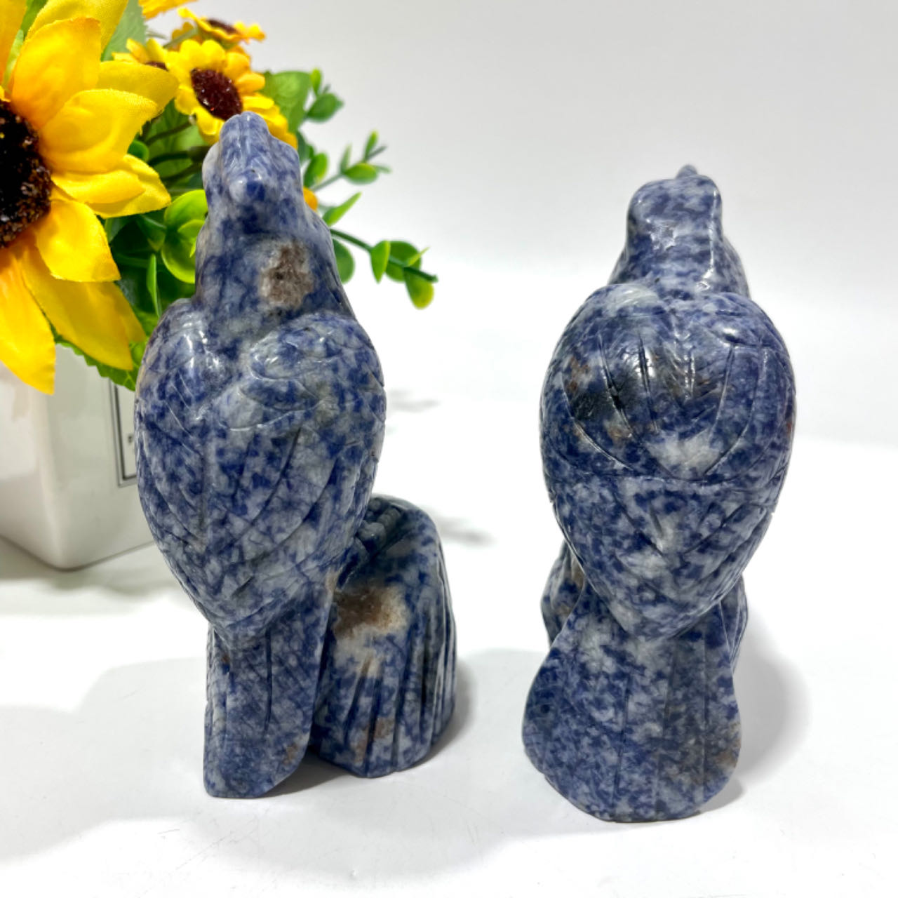 1 Count Sodalite Bird Crystal Carving Healing Crystal Gem Reiki Healing Home Decor Crystal Jewelry Shop Pretty Crystals From IG Crystal