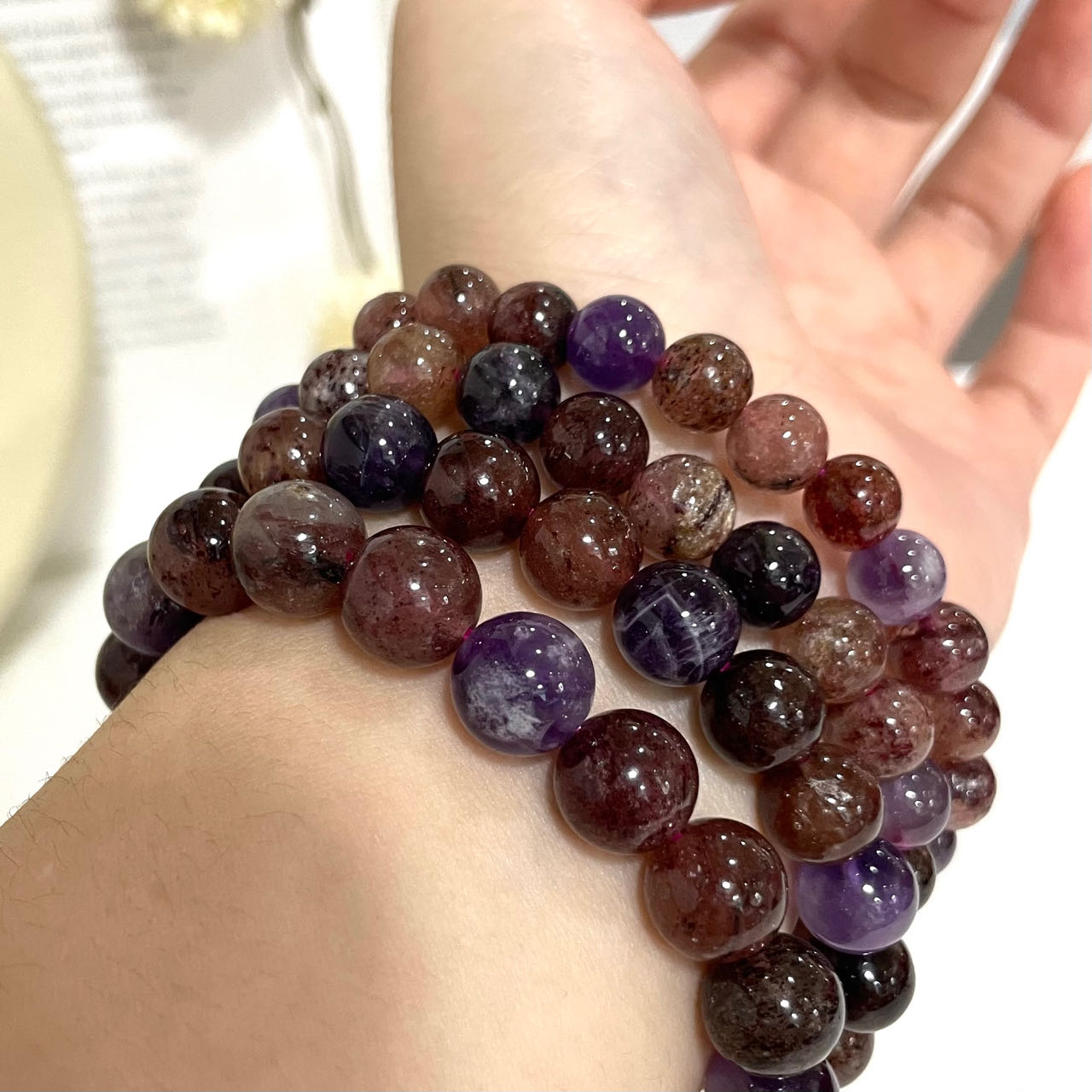 Super 8 Bracelet 7~10mm Energy Healing Crystals Jewelry for Women DIY Bracelet From IG Crystal
