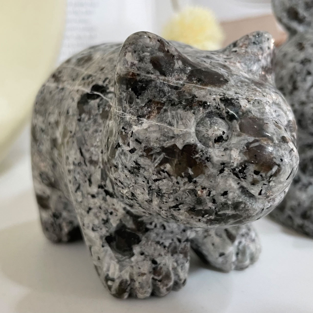 Yooperlite Bear Rabbit Seal Squirrel Frog Dog Crystal Healing Stone From IG Crystal