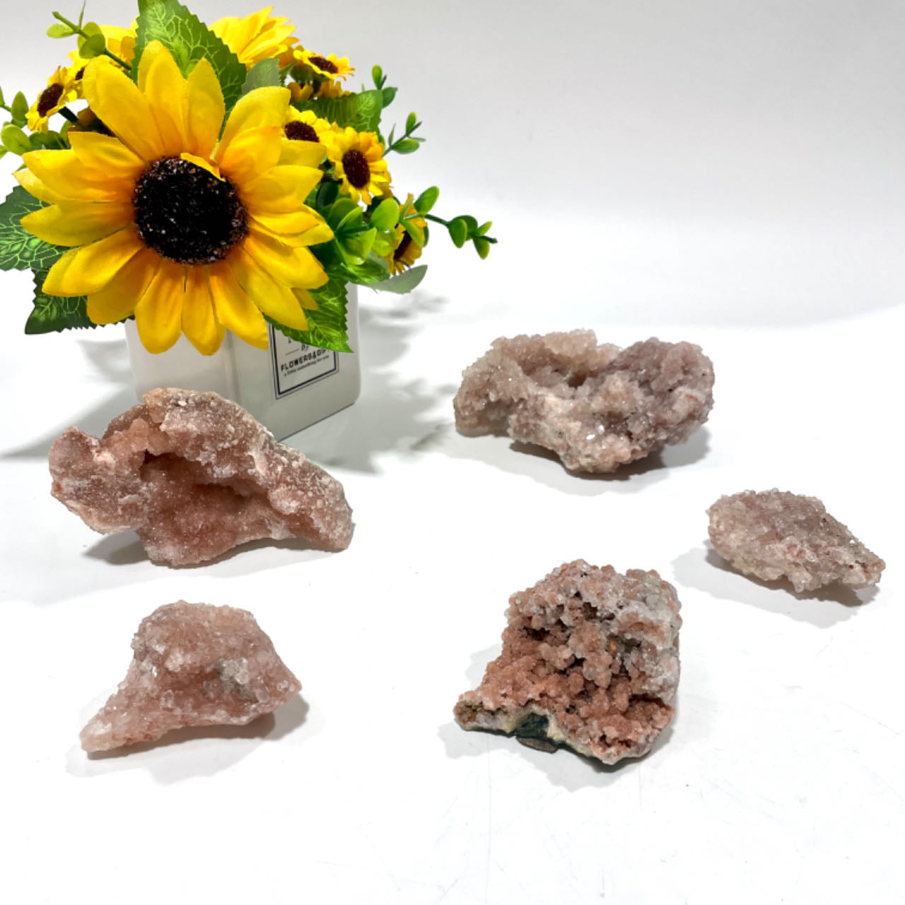 Pink Amethyst Crystal Cluster Geode Healing Crystal Gem Reiki Healing Home Decor Crystal Jewelry Shop Pretty Crystals From IG Crystal