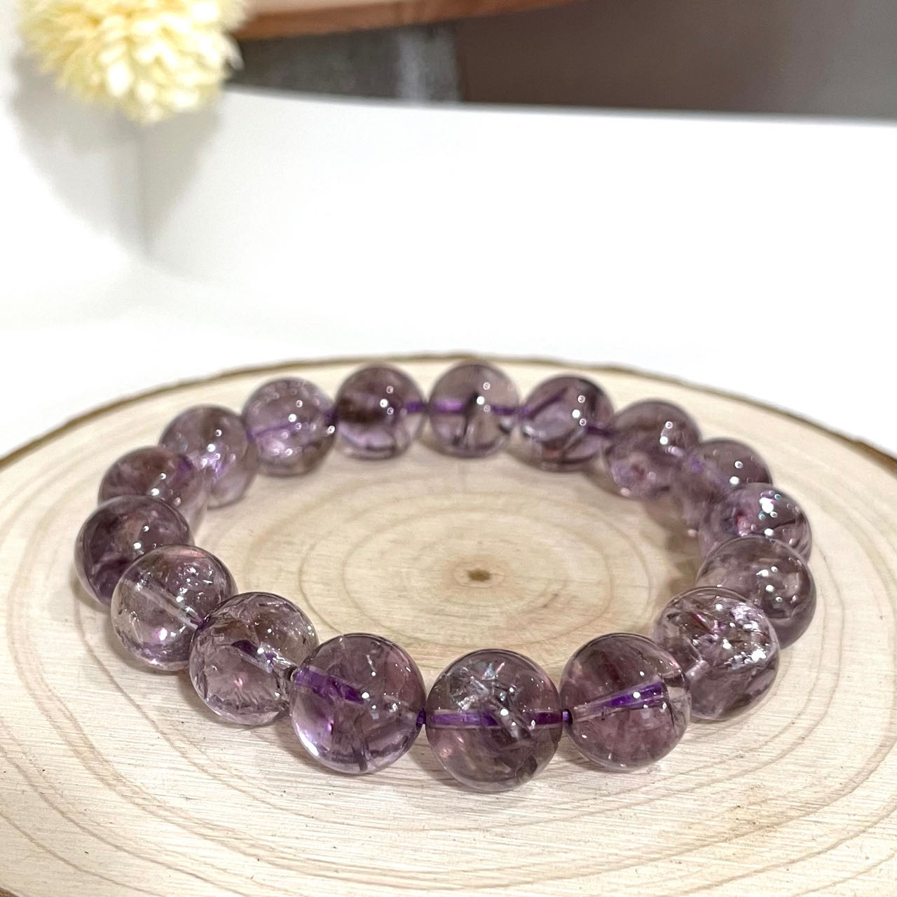 Amethyst Quartz Bracelet 7~12mm Energy Healing Crystals Jewelry for Women DIY Bracelet From IG Crystal