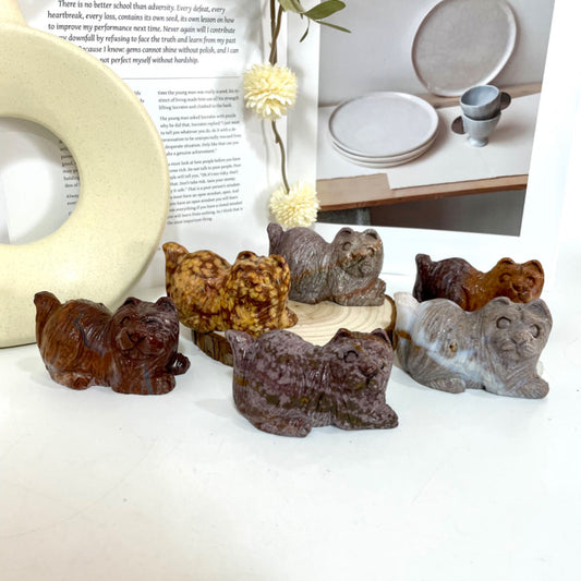 1PCS Different Maerail Cat Crystals Polychrome Stochastic From IG Crystal