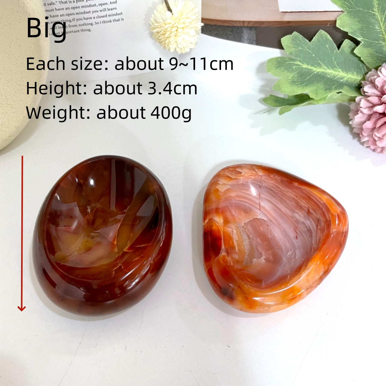 Different Maerail Crystal Bowl Stone Bowl for Altar Offering Bowl Red Agate Flower Agate Fluorite Rose Quartz Yellow Crystal From IG Crystal