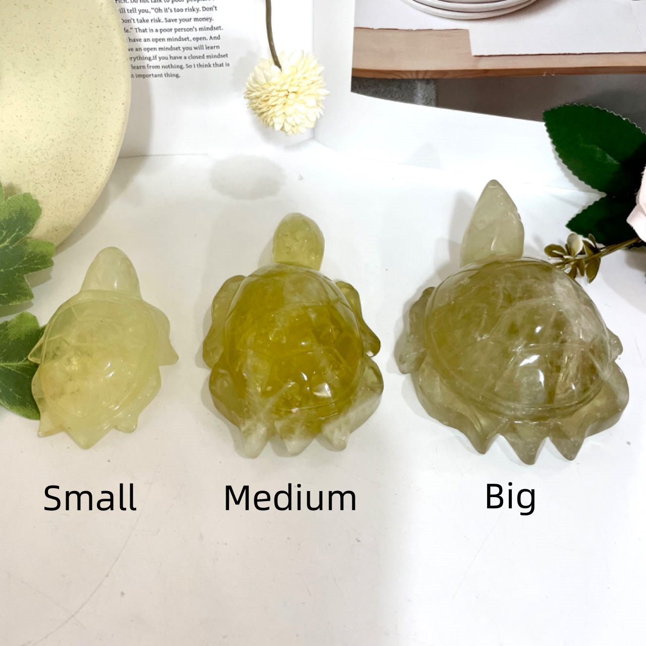 Yellow Crystal Turtle High Quality Natural Crystals From IG Crystal