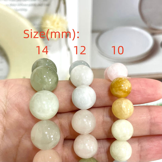 Morganite Bracelet 10mm 12mm 14mm Energy Healing Crystals Jewelry for Women DIY Bracelet From IG Crystal