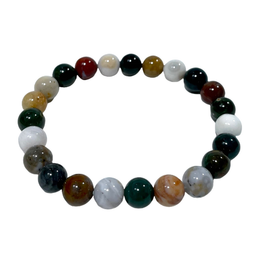 3 Counts Ocean Jasper Crystal Bracelet 7~11mm Energy Healing Crystals Jewelry for Women DIY Bracelet From IG Crystal