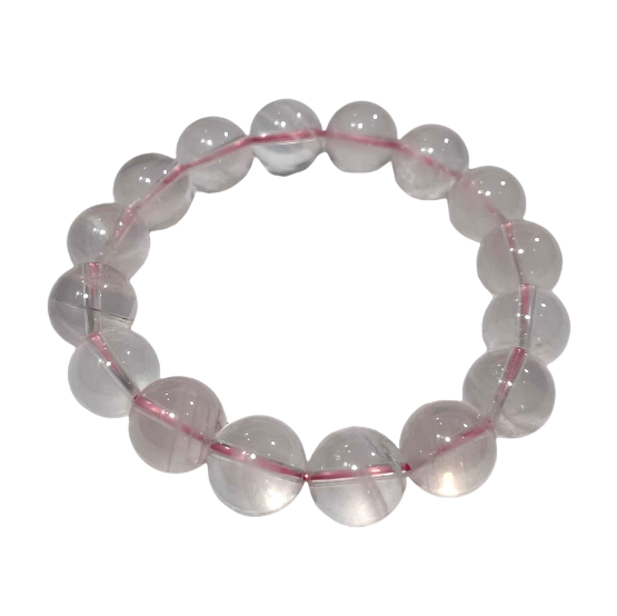 High Quality Rose Quartz Bracelet 9~15mm Energy Healing Crystals Jewelry for Women DIY Bracelet From IG Crystal