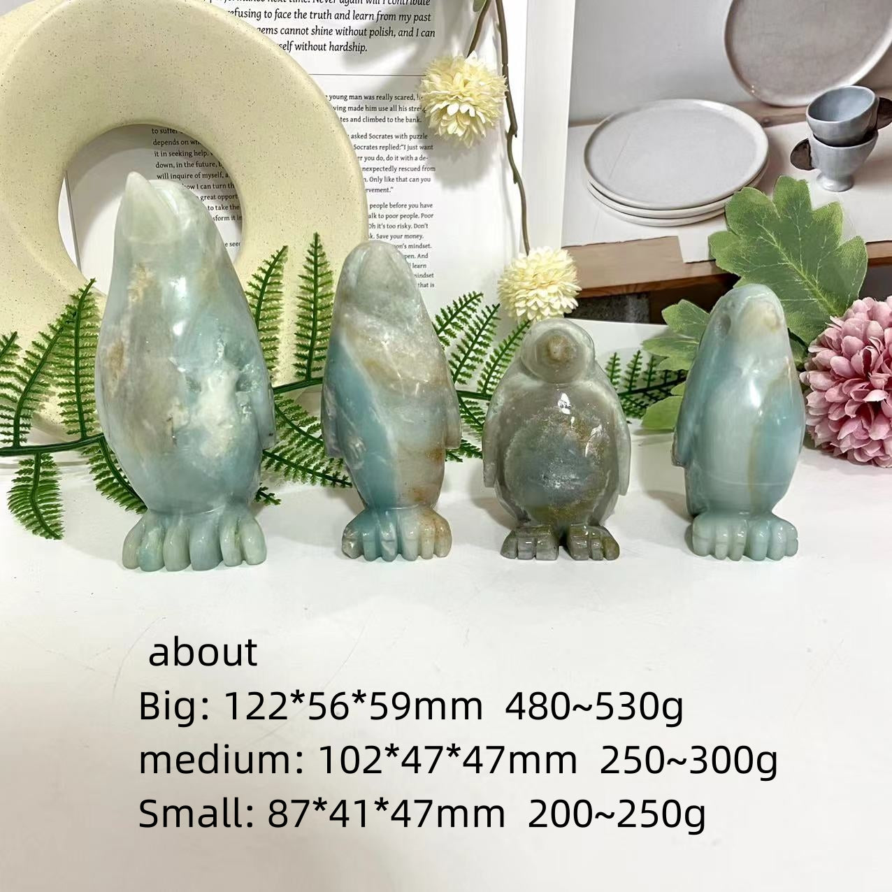 Carribean Calcit Animals Crystal Elephant Penguin Bear Healing Stone Stochastic 1PCS From IG Crystal