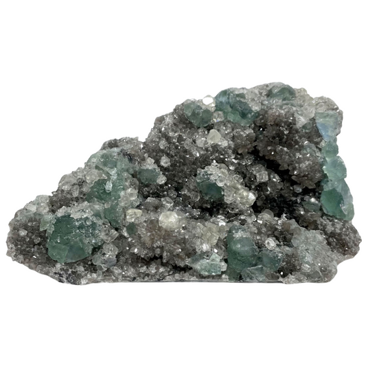 Fluorite Cluster Natural Stone Gem Mining Chakra Balancing Reiki Healing Crystal Mystery Crystal Display Crystal Shopping Online Home Office Decor From IG Crystal