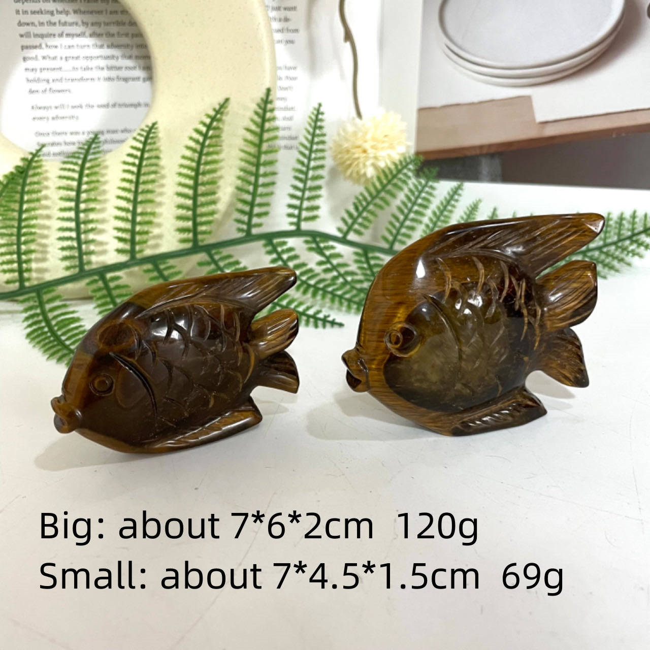 Small Yellow Tiger Eyes Animals Crystal Fish Dolphin Chicken Elephant Dinosaur Wolf Shark Tortoise Healing Stone Home Decoration From IG Crystal
