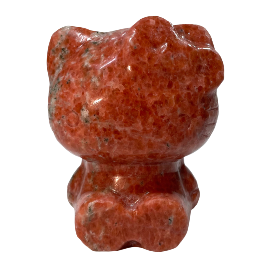 1 Count Sunstone HK Crystal Carving Natural Stone Gem Mining Chakra Balancing Reiki Healing Crystal Mystery Crystal Display Crystal Shopping Online Home Office Decor From IG Crystal