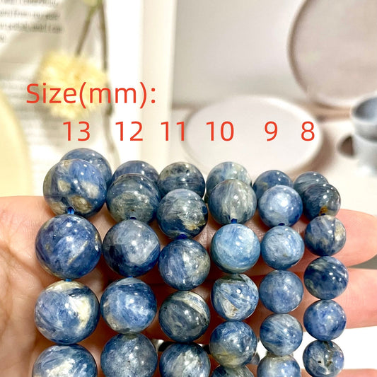 Kyanite Bracelet 8~13mm Energy Healing Crystals Jewelry for Women DIY Bracelet From IG Crystal