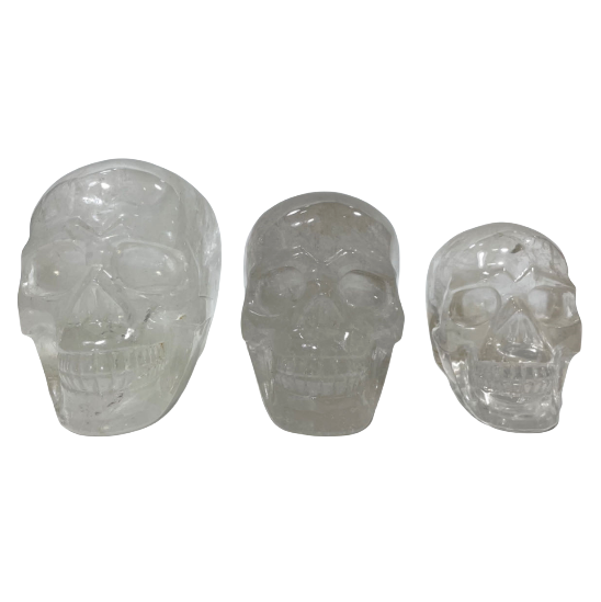 1 Count Big Clear Quartz Skull Healing Crystal Gem Reiki Healing Home Decor Crystal Jewelry Shop Pretty Crystals From IG Crystal