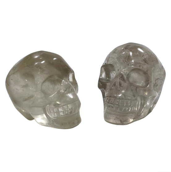 2~4 Counts Tea-coloured Citrine Small Skull Crystal Healing Crystal Home Decoration From IG Crystal