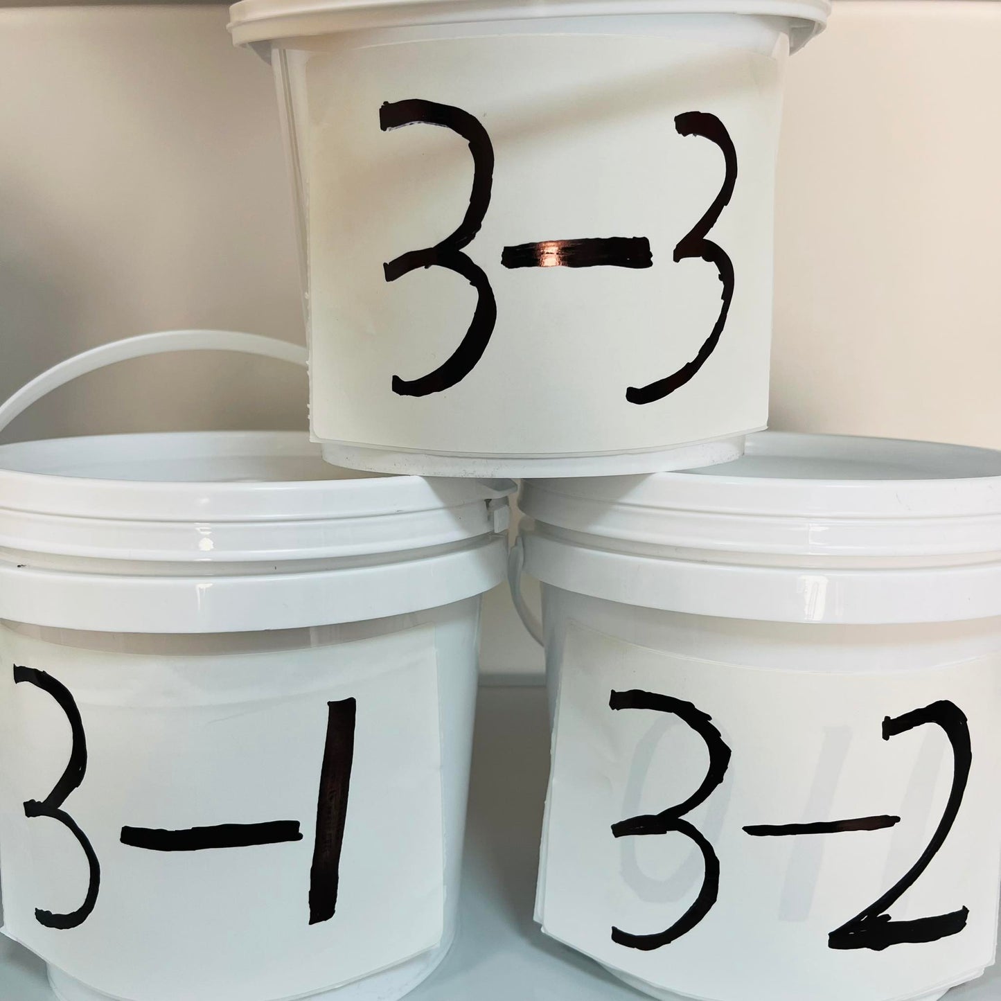 1 Surprise White Bucket Crystal SALE- SC Crystal