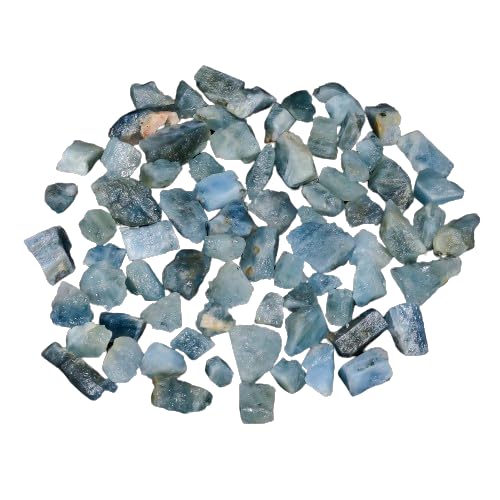 2~4 Counts 100g Natural Aquamarine Chunks Raw Rough Stone For Cabochon Reiki Crytsal Healing Home decor Jewelry Card Natural Crystals Healing Stones Crystal Jewelry Shop Pretty Crystals From IG Crystal
