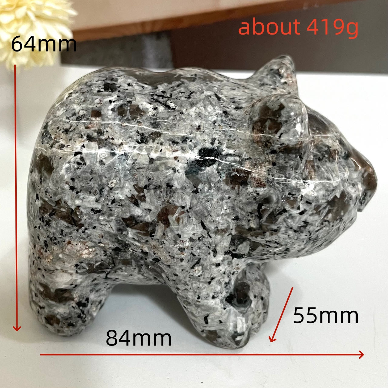 Yooperlite Bear Rabbit Seal Squirrel Frog Dog Crystal Healing Stone From IG Crystal
