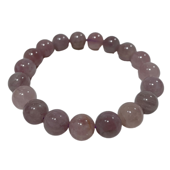 3 Counts Lavender Purple Pink Crystal Bracelet 8~13mm Energy Healing Crystals Jewelry for Women DIY Bracelet From IG Crystal