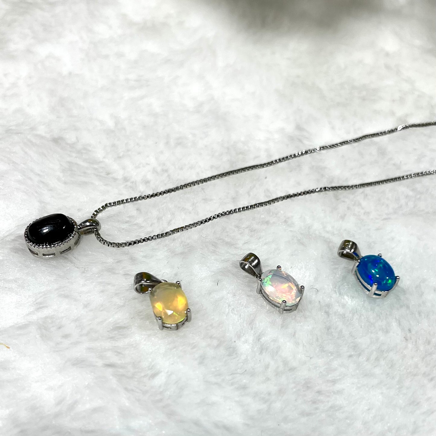Amethyst Opal Necklace Healing Stones Natural Stone Chakra Balancing Reiki Jewelry For Women And Girl From IG Crystal