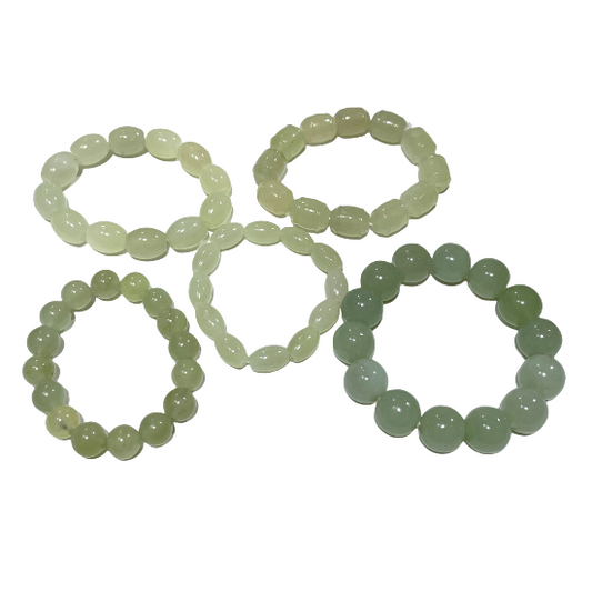 Afghanistan White Jade Bracelets 10mm 12mm 14mm 16mm Round Oval Natural Crystals Healing Stones Crystal Jewelry Shop Pretty Crystals From IG Crystal