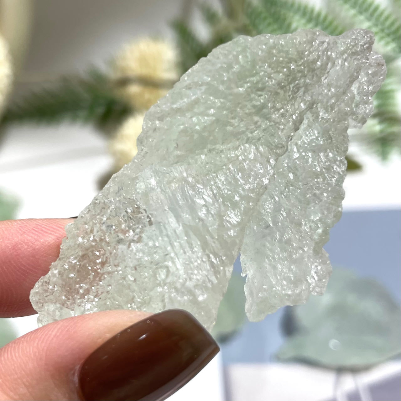 500g Green Fluorite Crystal Stone for Tumbling Cabbing Decoration Polishing Quartz Ore Crystals Stone Ornaments Home Decor Gift From IG Crystal