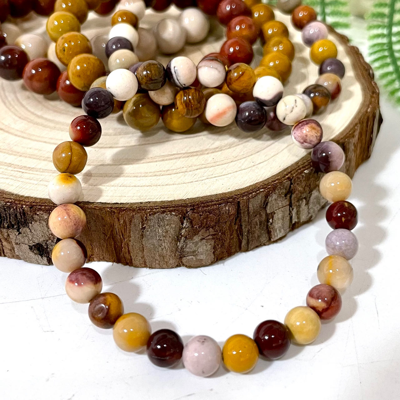 Moonkaite Jasper Bracelet 6~10mm Energy Healing Crystals Jewelry for Women DIY Bracelet From IG Crystal