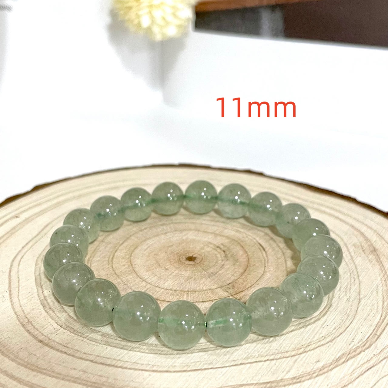 Green Strawberry Quartz 9~11mm Energy Healing Crystals Jewelry for Women DIY Bracelet From IG Crystal