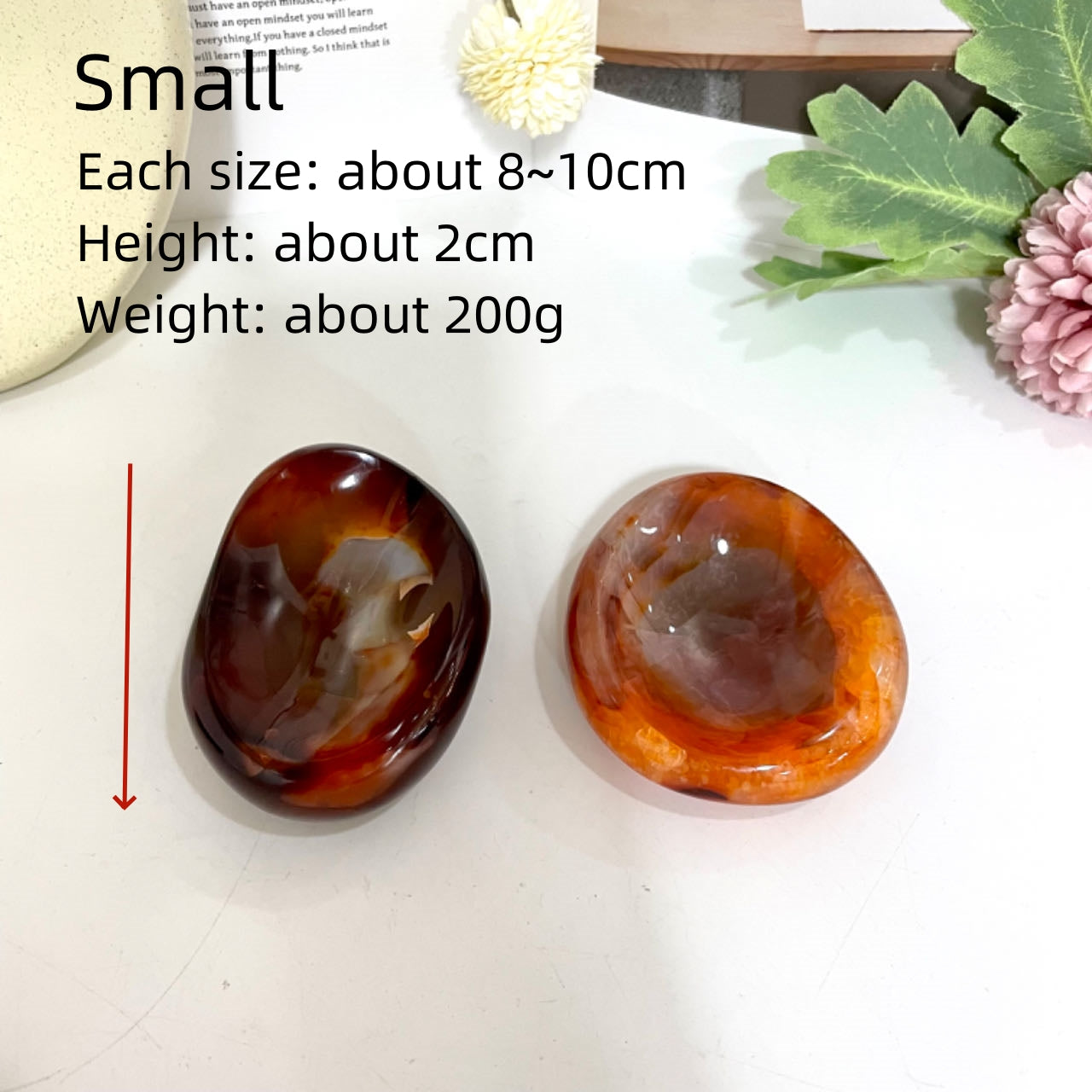 Different Maerail Crystal Bowl Stone Bowl for Altar Offering Bowl Red Agate Flower Agate Fluorite Rose Quartz Yellow Crystal From IG Crystal