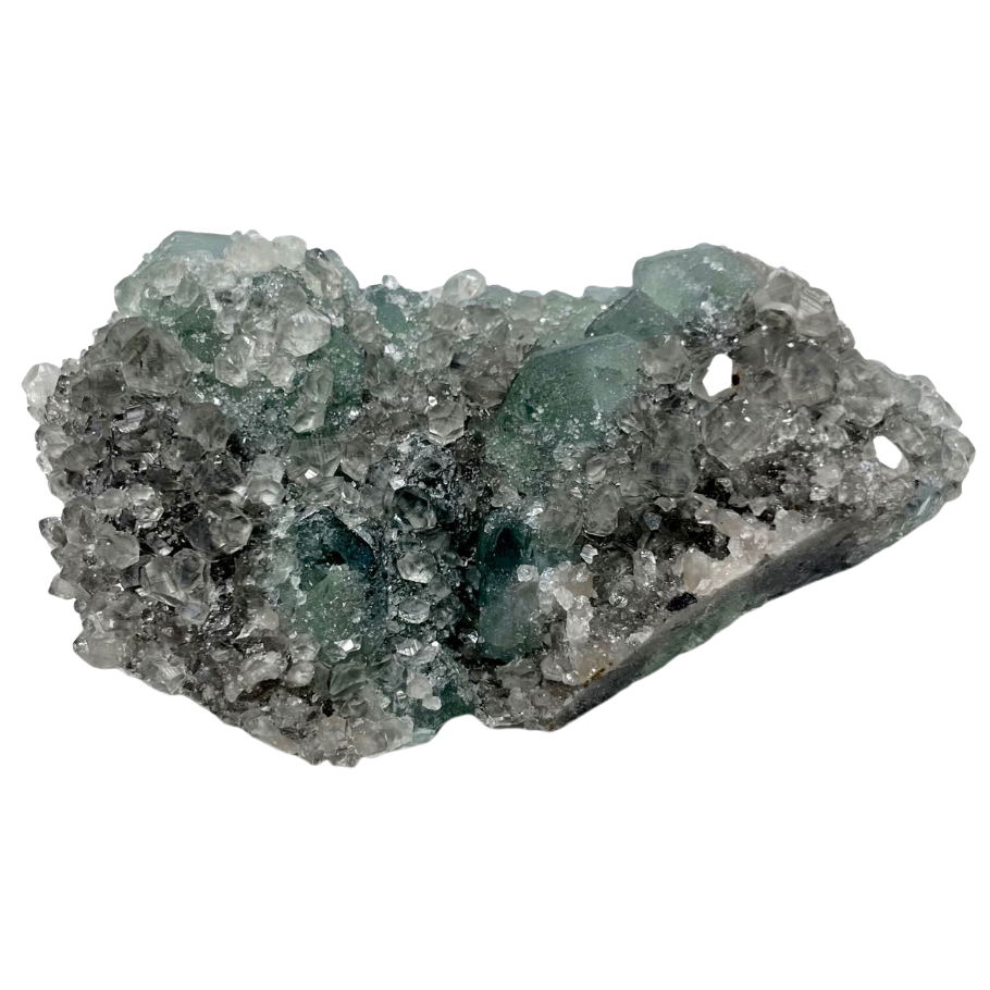 Fluorite Cluster Natural Stone Gem Mining Chakra Balancing Reiki Healing Crystal Mystery Crystal Display Crystal Shopping Online Home Office Decor From IG Crystal