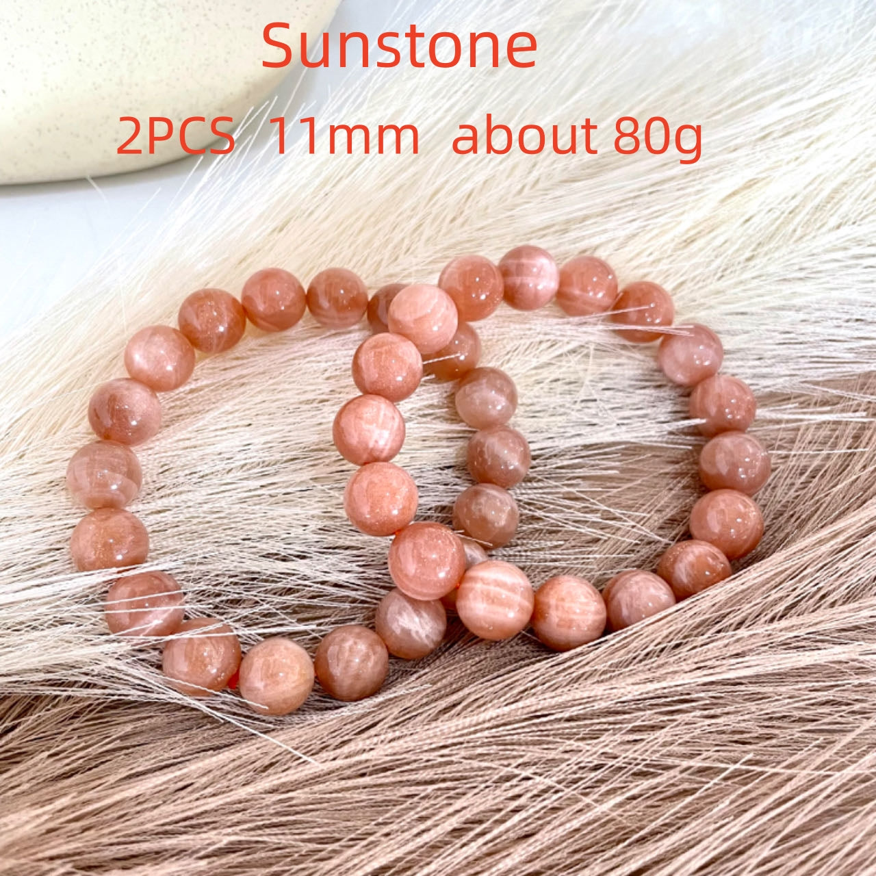2 / 7PCS Crystal Bracelets Set Lasionite Purple Mica Morganite Black Rutile  Red Pyramid Kunzite Sunstone From IG Crystal