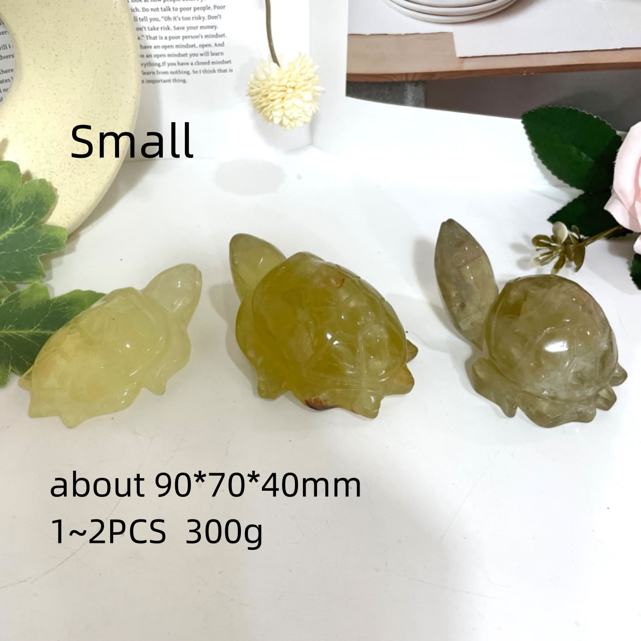 Yellow Crystal Turtle High Quality Natural Crystals From IG Crystal