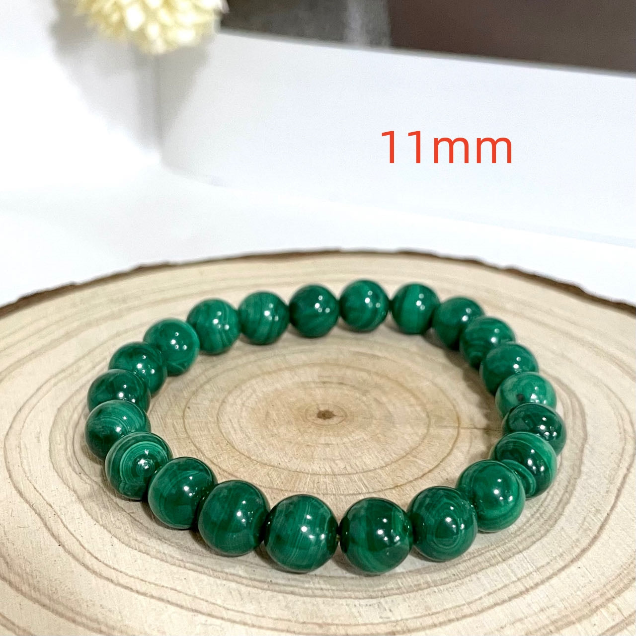 Malachite Bracelet 7~11mm Energy Healing Crystals Jewelry for Women DIY Bracelet From IG Crystal