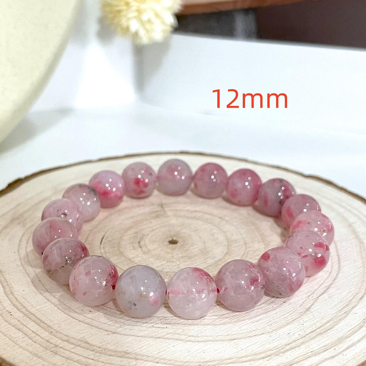 High Quality Rhodonite Bracelet 7~12mm Energy Healing Crystals Jewelry for Women DIY Bracelet From IG Crystal